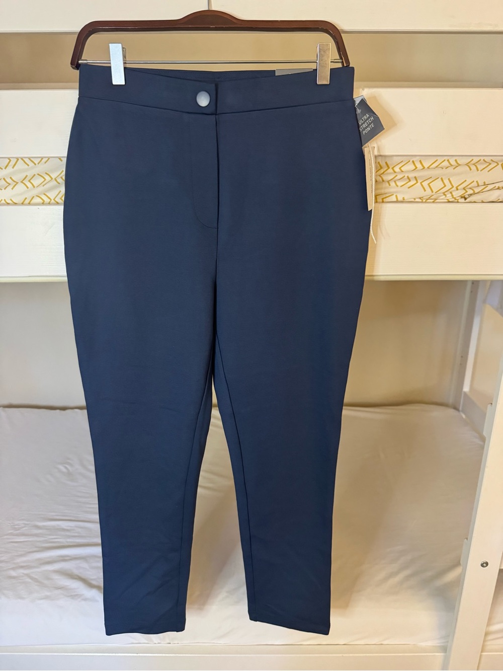 Worthington Navy Ultra Stretch Ponte Leggings Pants NWT Size M - Picture 5 of 10